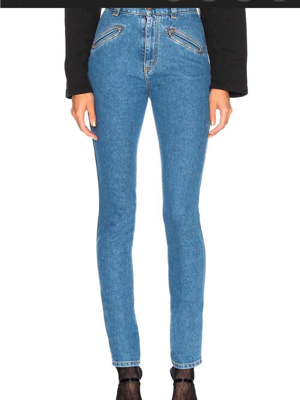 Blue High-Waist Skinny Women’s Jeans